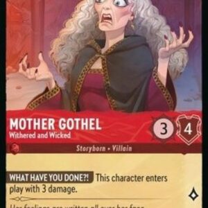 Lorcana 2ROF Mother Gothel - Withered and Wicked
