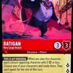 Lorcana 2ROF Ratigan - Very Large Mouse