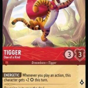 Lorcana 2ROF Tigger - One of a Kind