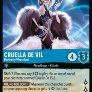 Lorcana 2ROF Cruella De Vil - Perfectly Wretched