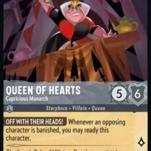 Lorcana 2ROF Queen of Hearts - Capricious Monarch