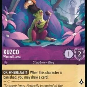 Lorcana 2ROF Kuzco - Wanted Llama