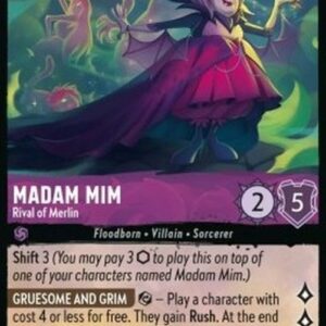 Lorcana 2ROF Madam Mim - Rival of Merlin