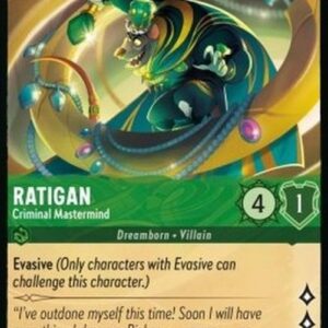 Lorcana 2ROF Ratigan - Criminal Mastermind