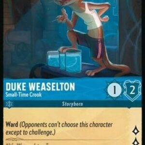 Lorcana 2ROF Duke Weaselton - Small-Time Crook