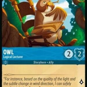 Lorcana 2ROF Owl - Logical Lecturer