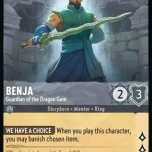 Lorcana 2ROF Benja - Guardian of the Dragon Gem