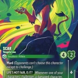 Lorcana 5SSK Scar - Vengeful Lion (V.2)