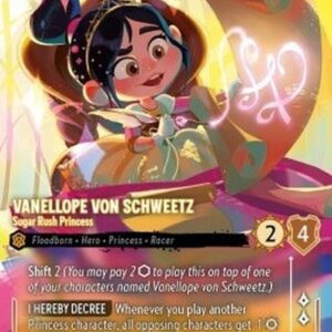 Lorcana 5SSK Vanellope von Schweetz - Sugar Rush Princess (V.2)