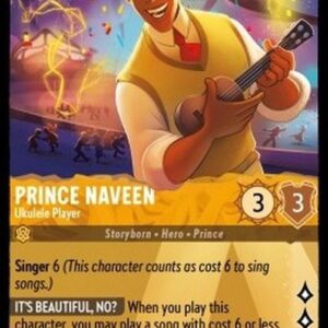 Lorcana 5SSK Prince Naveen - Ukulele Player (V.1)