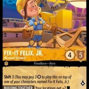 Lorcana 5SSK Fix‐It Felix, Jr. - Niceland Steward
