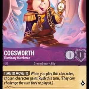 Lorcana 5SSK Cogsworth - Illuminary Watchman