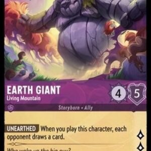 Lorcana 5SSK Earth Giant - Living Mountain
