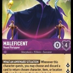 Lorcana 5SSK Maleficent - Vexed Partygoer