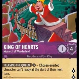 Lorcana 5SSK King of Hearts - Monarch of Wonderland