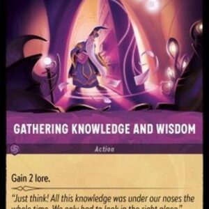 Lorcana 5SSK Gathering Knowledge and Wisdom
