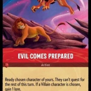 Lorcana 5SSK Evil Comes Prepared