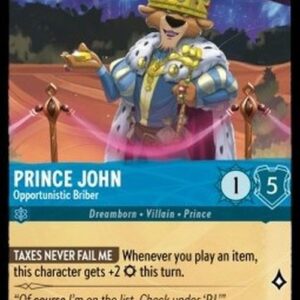 Lorcana 5SSK Prince John - Opportunistic Briber