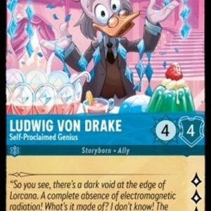 Lorcana 5SSK Ludwig von Drake - Self‐Proclaimed Genius
