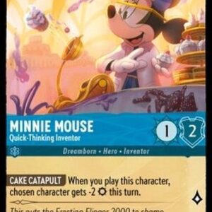 Lorcana 5SSK Minnie Mouse - Quick-Thinking Inventor