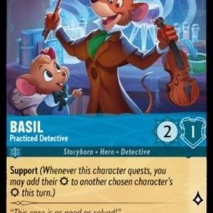 Lorcana 5SSK Basil - Practiced Detective
