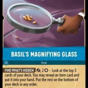 Lorcana 5SSK Basil's Magnifying Glass