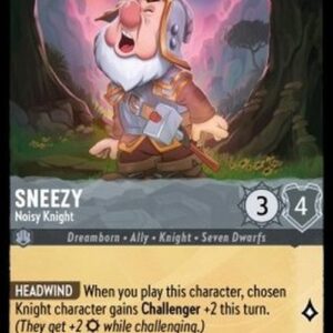 Lorcana 5SSK Sneezy - Noisy Knight