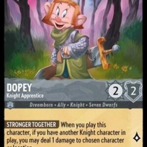 Lorcana 5SSK Dopey - Knight Apprentice
