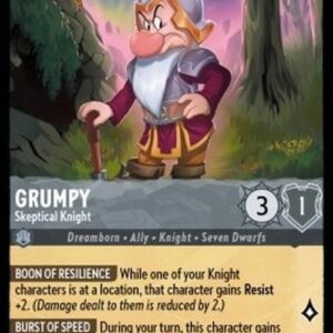 Lorcana 5SSK Grumpy - Skeptical Knight