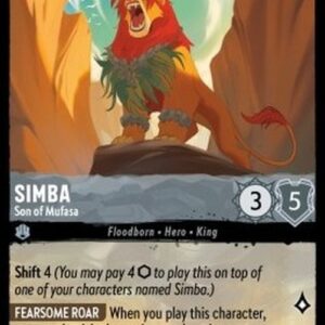 Lorcana 5SSK Simba - Son of Mufasa