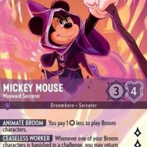 Lorcana 1TFC Mickey Mouse - Wayward Sorcerer (V.2)