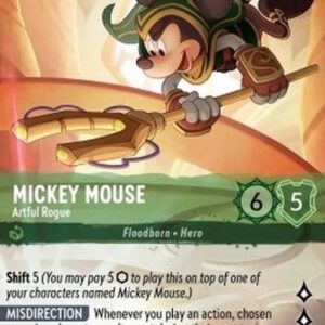 Lorcana 1TFC Mickey Mouse - Artful Rogue (V.2)
