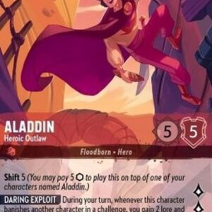 Lorcana 1TFC Aladdin - Heroic Outlaw (V.2)