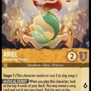 Lorcana 1TFC Ariel - Spectacular Singer (V.1)