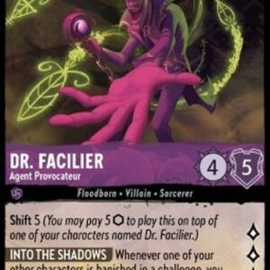 Lorcana 1TFC Dr. Facilier - Agent Provocateur