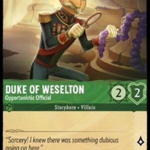 Lorcana 1TFC Duke of Weselton - Opportunistic Official