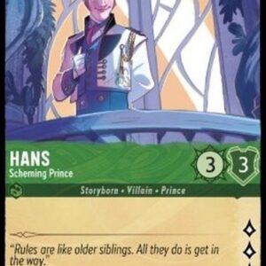 Lorcana 1TFC Hans - Scheming Prince