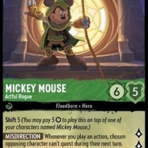 Lorcana 1TFC Mickey Mouse - Artful Rogue (V.1)