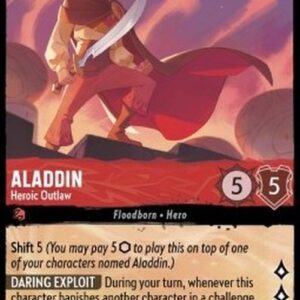 Lorcana 1TFC Aladdin - Heroic Outlaw (V.1)