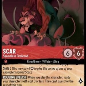 Lorcana 1TFC Scar - Shameless Firebrand