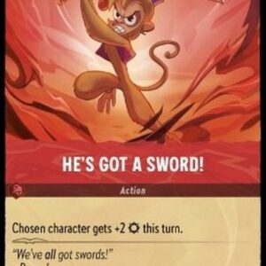 Lorcana 1TFC He's Got a Sword!