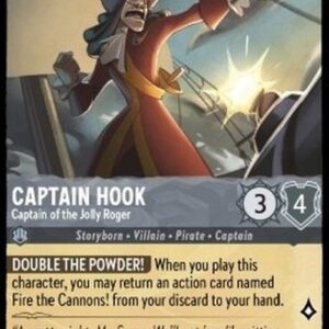 Lorcana 1TFC Captain Hook - Captain of the Jolly Roger