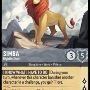 Lorcana 1TFC Simba - Rightful Heir