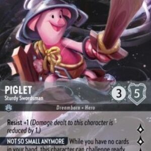Lorcana 4URS Piglet - Sturdy Swordsman (V.2)
