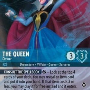 Lorcana 4URS The Queen - Diviner (V.2)