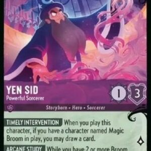 Lorcana 4URS Yen Sid - Powerful Sorcerer (V.3)