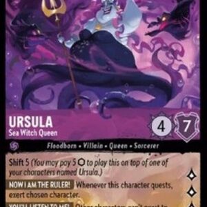 Lorcana 4URS Ursula - Sea Witch Queen (V.1)