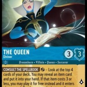 Lorcana 4URS The Queen - Diviner (V.1)