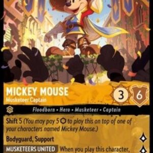 Lorcana 4URS Mickey Mouse - Musketeer Captain