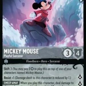 Lorcana 4URS Mickey Mouse - Playful Sorcerer (V.2)